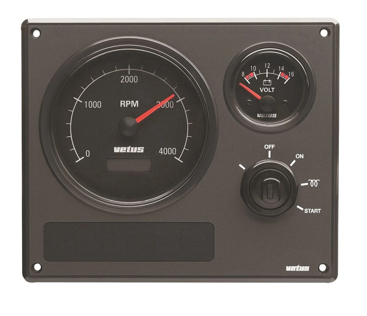 Vetus Panel de motor, segunda generación, 24 V, MP22