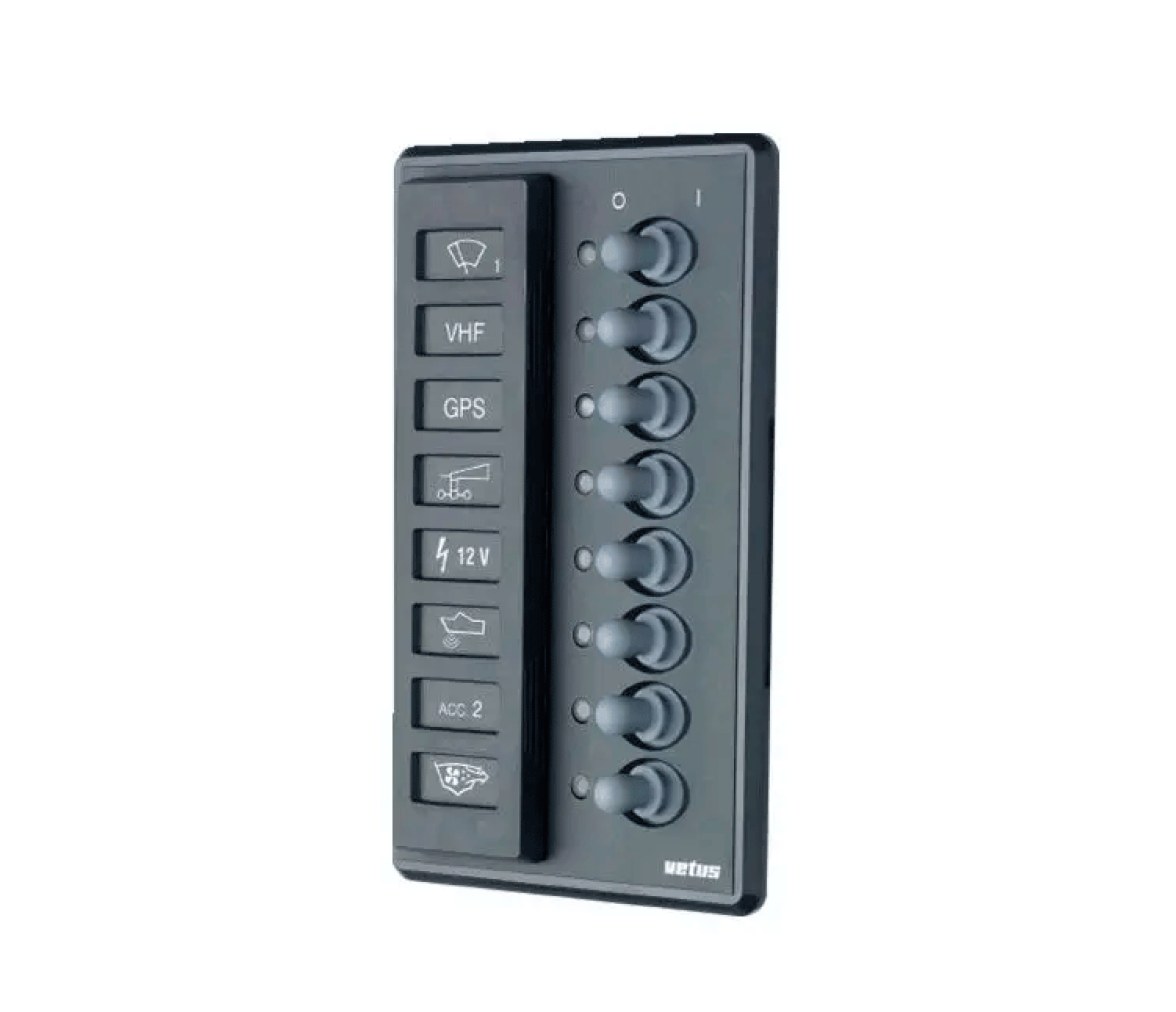 Vetus Panel interruptores P8F con 16 fusibles