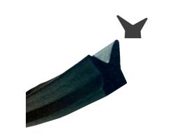 Vetus rubber profile for PZ, PM, PX and PW gates
