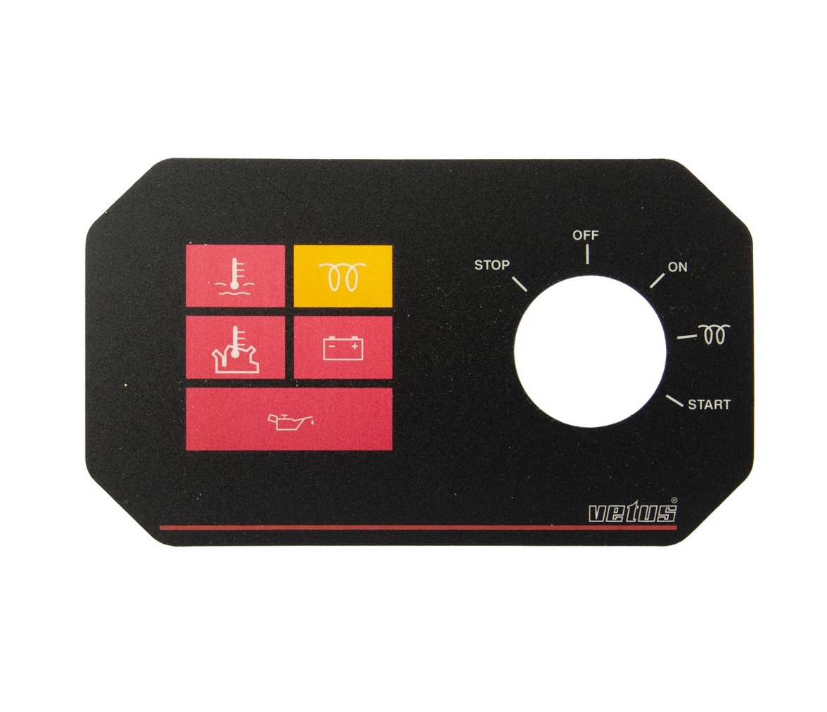 Vetus Placa frontal de panel de control MP10 FFMP10