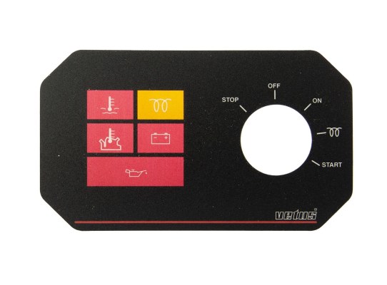 Vetus Placa frontal de panel de control MP10 FFMP10