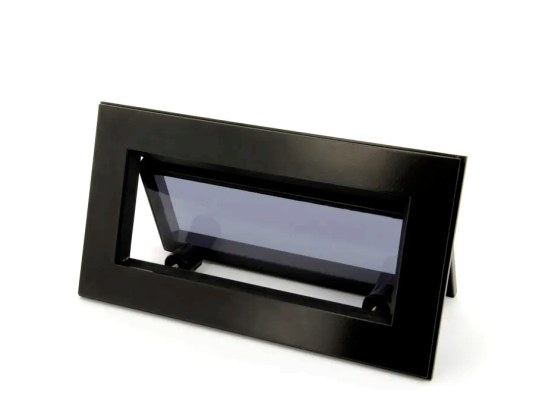 Vetus Portillo, aluminio lacado negro, incluye mosquitera