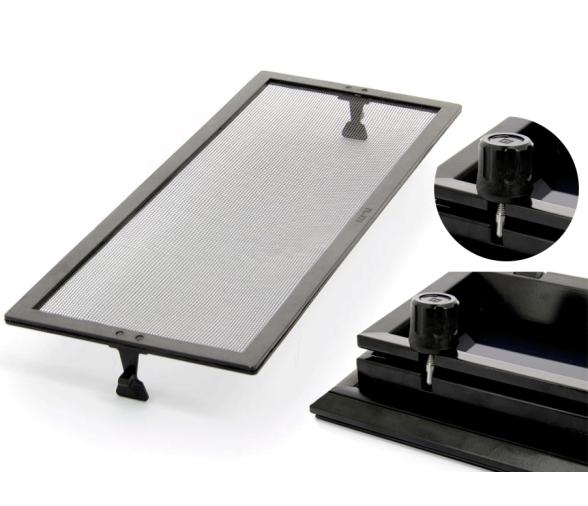 Vetus Portillo, aluminio lacado negro, incluye mosquitera