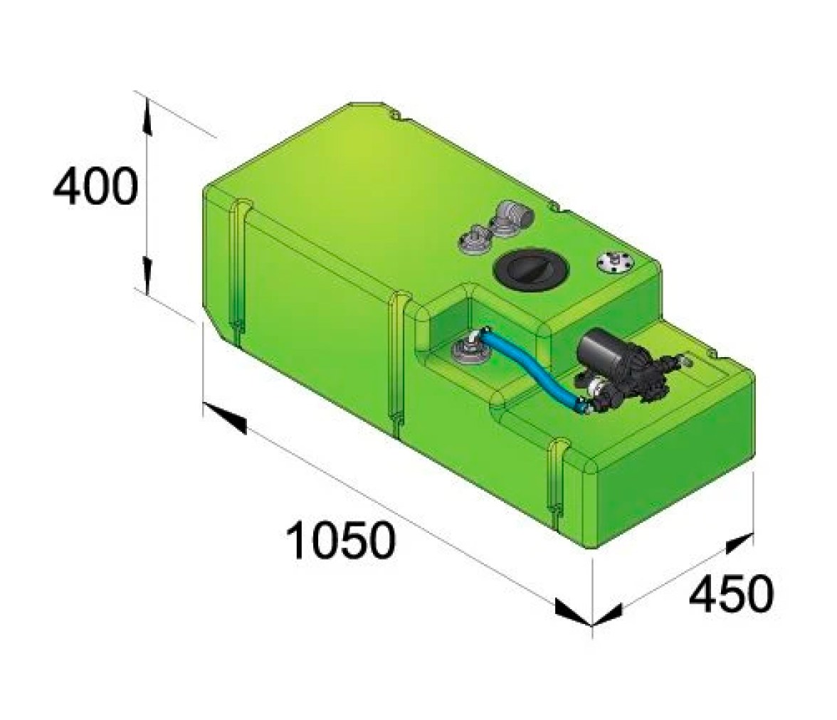 Vetus Sistema de Agua Potable con Tanque 120 L