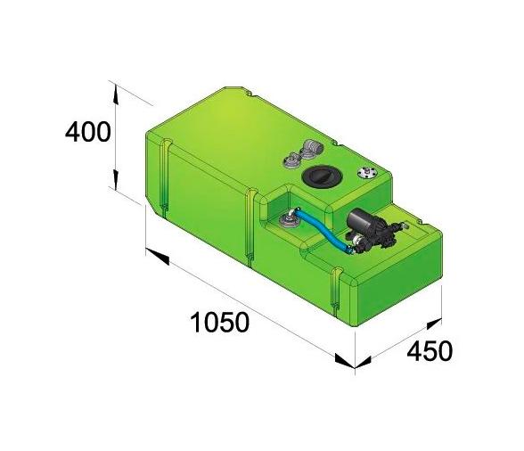 Vetus Sistema de Agua Potable con Tanque 120 L