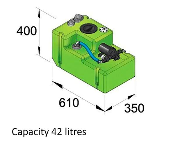 Vetus Sistema de Agua Potable con Tanque 42 L