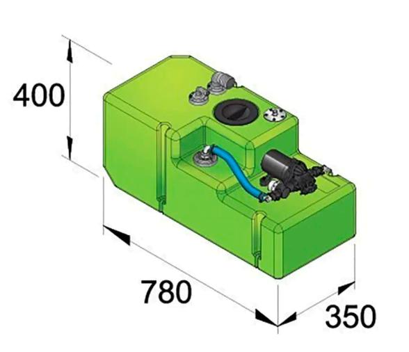 Vetus Sistema de Agua Potable con Tanque 88 L