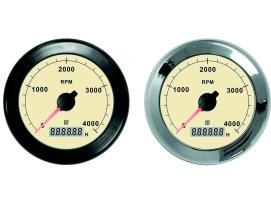 Vetus Tacometro Beige con cuenta-revoluciones