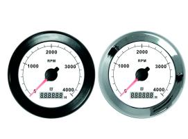 Vetus Tacometro Blanco con cuenta-revoluciones