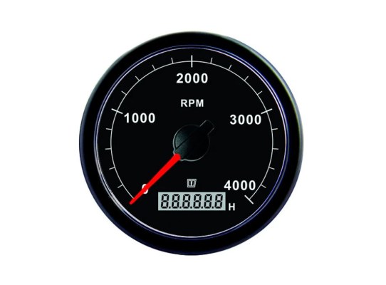 Vetus Tacometro Negro 0 - 5000 RPM