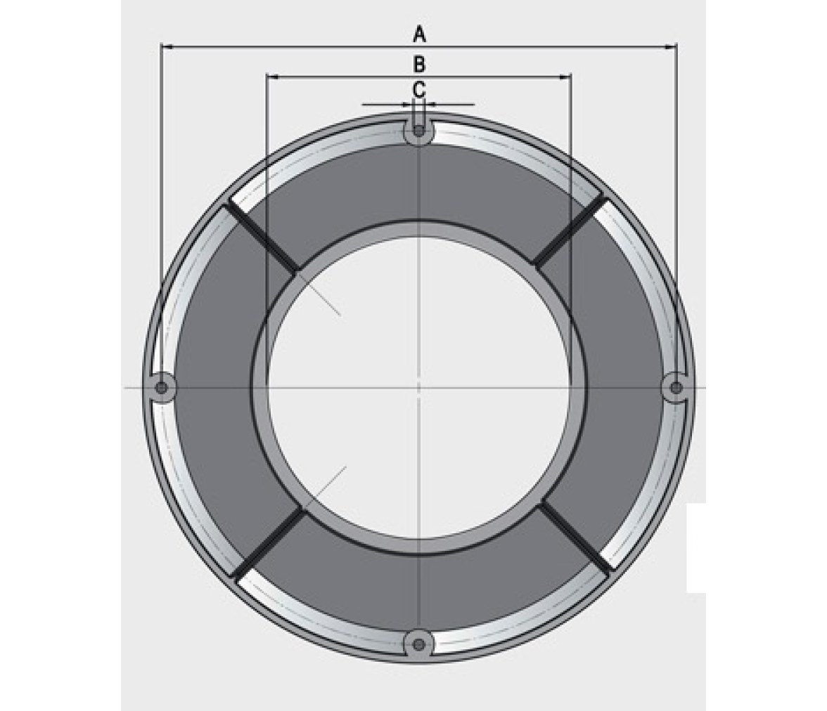 Vetus Adaptador para Separador de Agua Tipo BOX