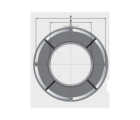 Vetus Adaptador para Separador de Agua Tipo BOX