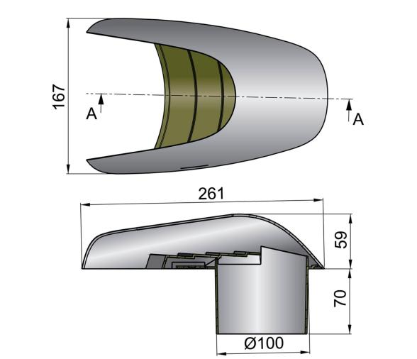 Vetus Aireador Concha Tipo TYP100