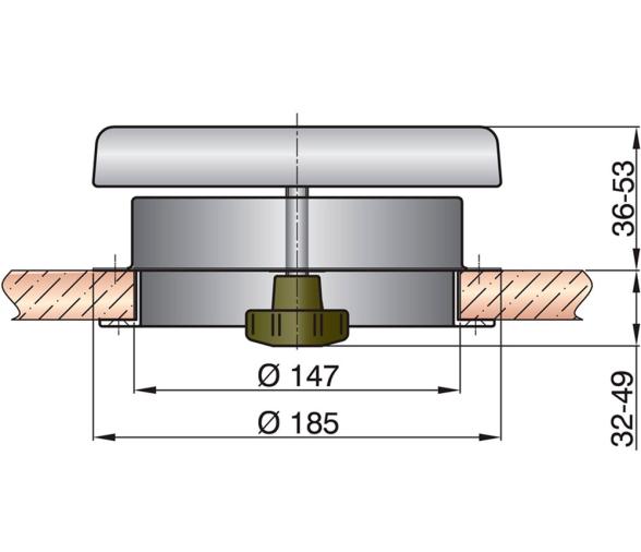 Vetus Aireador Hongo Tipo DARTAGN1