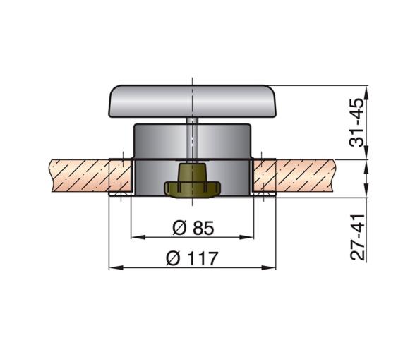Vetus Aireador Hongo Tipo PORTOS1