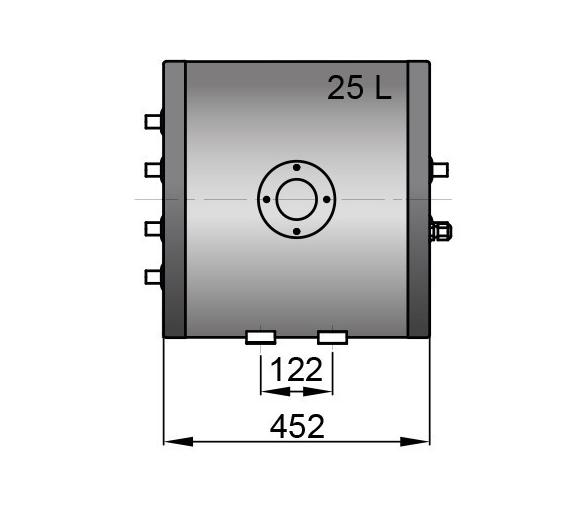 Vetus Termo Calentador de Agua Doble Bobina