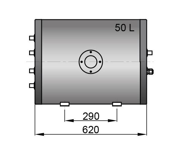 Vetus Termo Calentador de Agua Doble Bobina