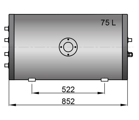 Vetus Termo Calentador de Agua Doble Bobina