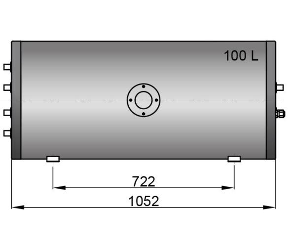 Vetus Termo Calentador de Agua Doble Bobina