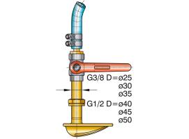 Vetus Conexion Lubricacion de Agua