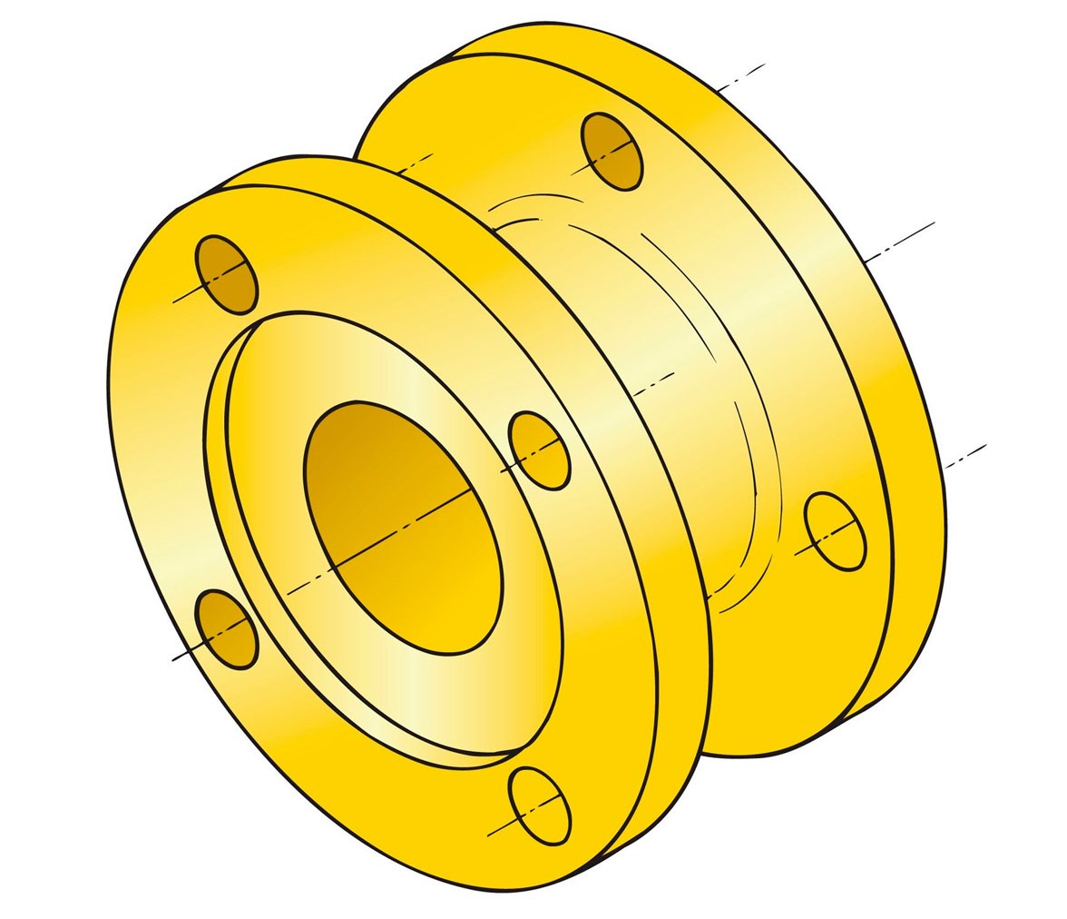 Vetus Conexion Flexible Tipo Flange