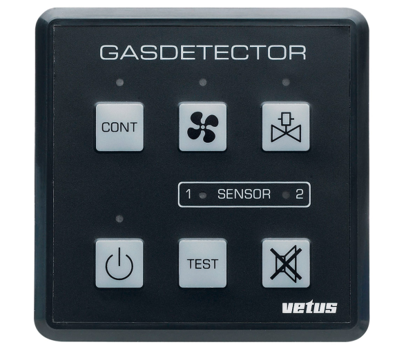 Vetus Panel Detector de Gas GD1000