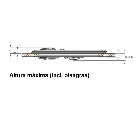 Vetus Escotilla de Cubierta Tipo ALTUS Circular