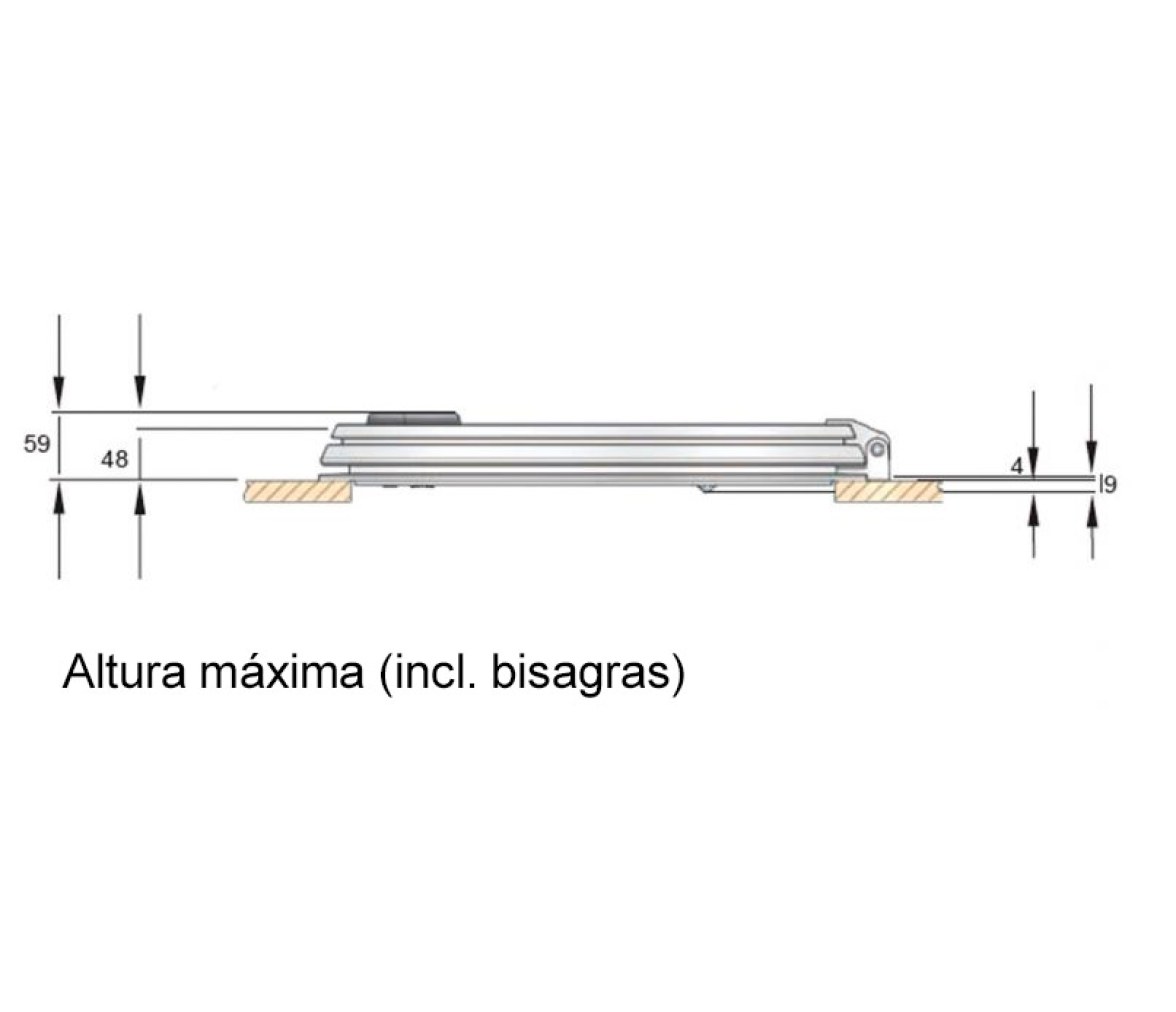 Vetus Escotilla de Escape Tipo LIBERO 680 x 680 mm