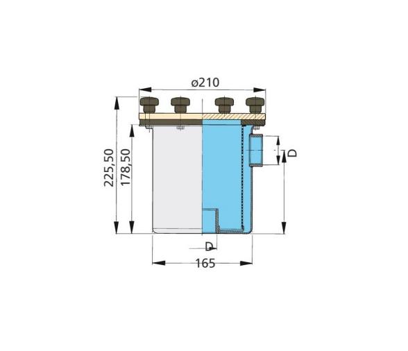 Vetus Filtro Agua de Refrigeracion Tipo FTR525