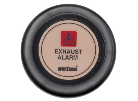 Vetus Instrumento del Salpicadero para Alarma de Temperatura Beige