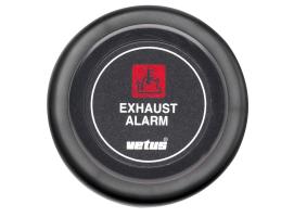 Vetus Instrumento del Salpicadero para Alarma de Temperatura Negro