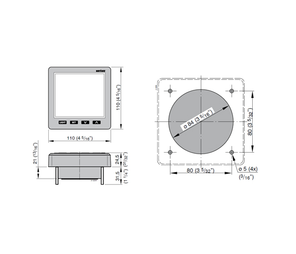 Vetus Pantalla SENSORD