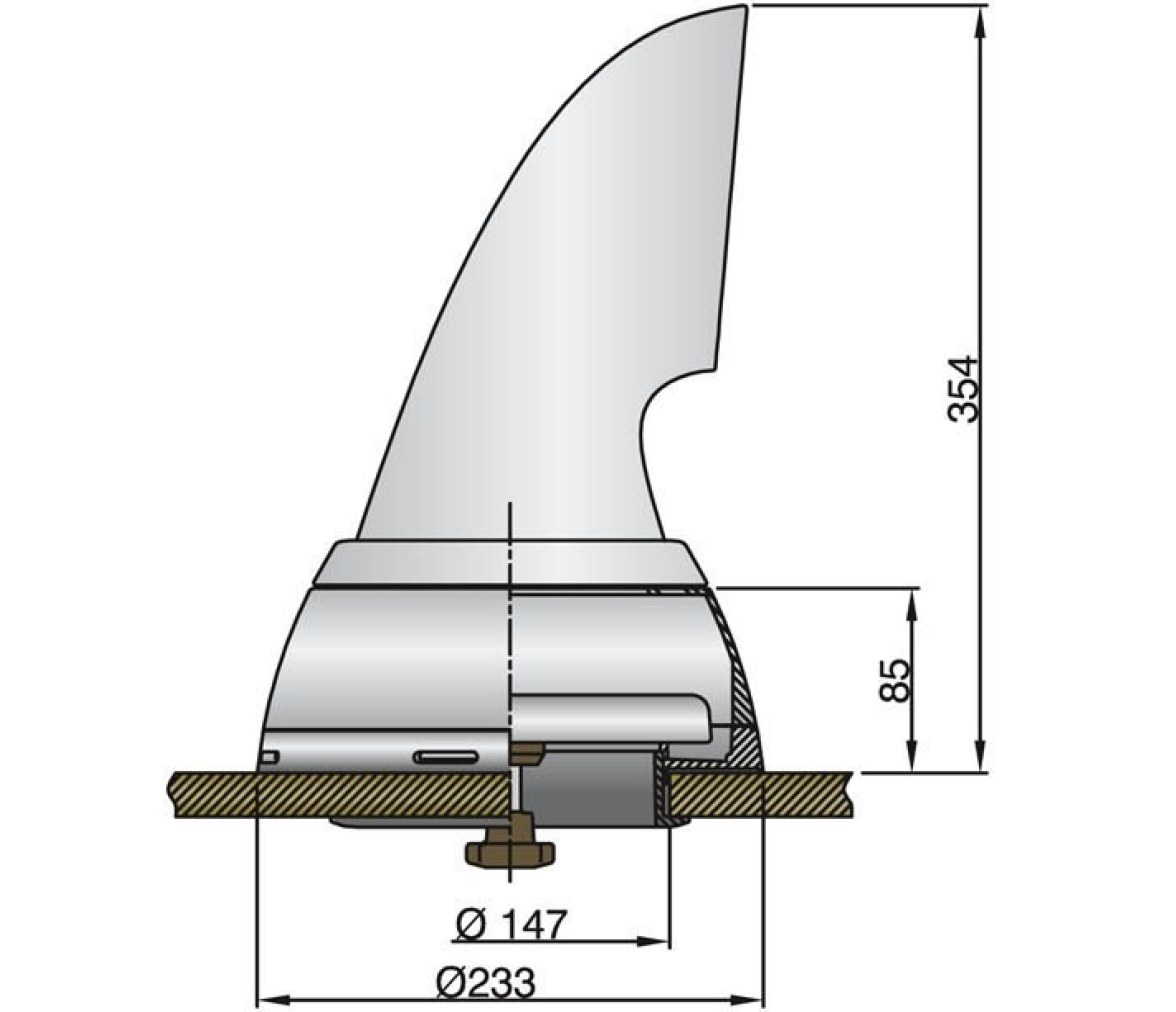 Vetus Separador de Agua Acero Inox 316