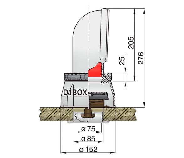 Vetus Separador de Agua Tipo DJBOX