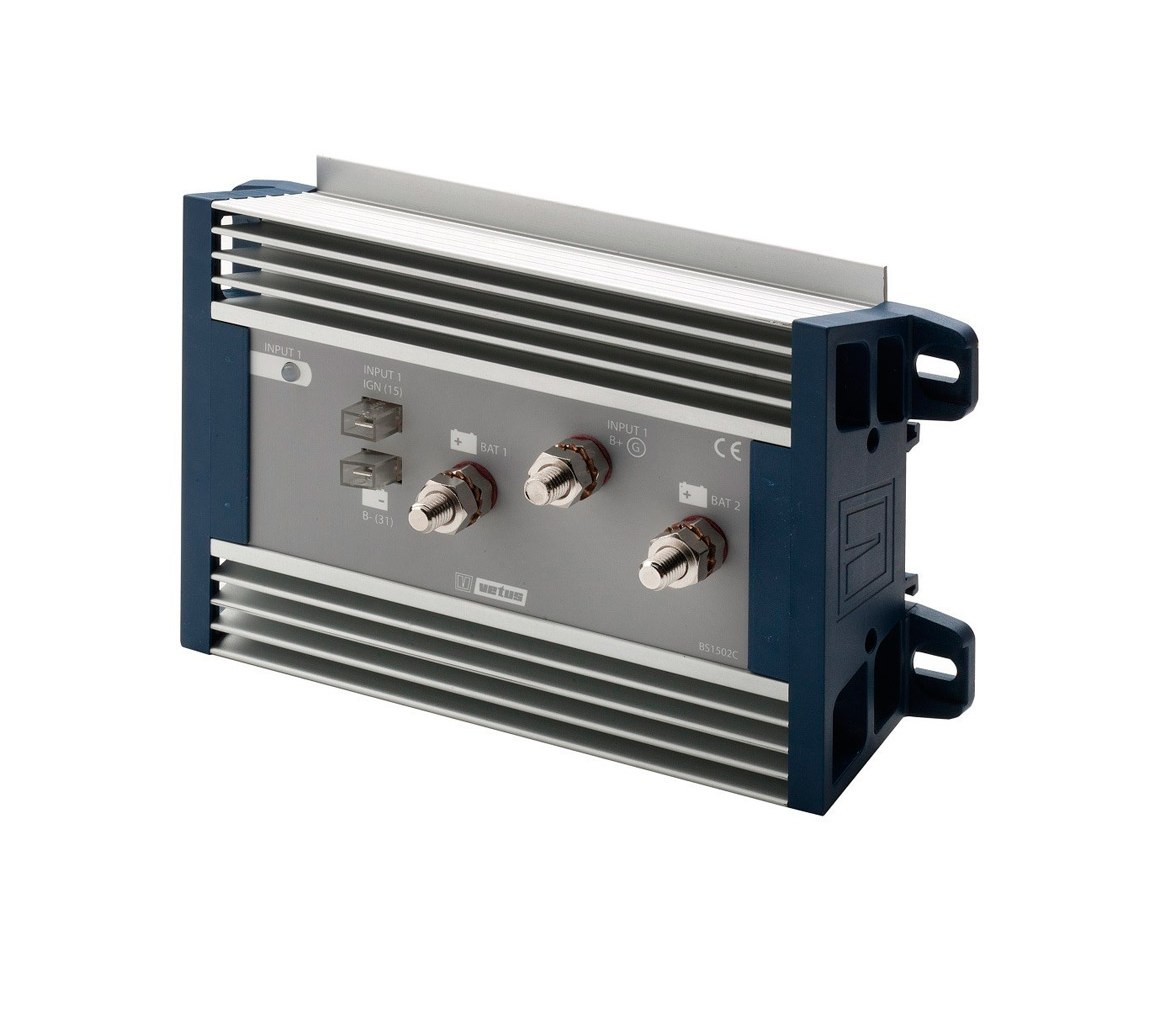 Vetus Battery Separator 1 Input 2 Outputs