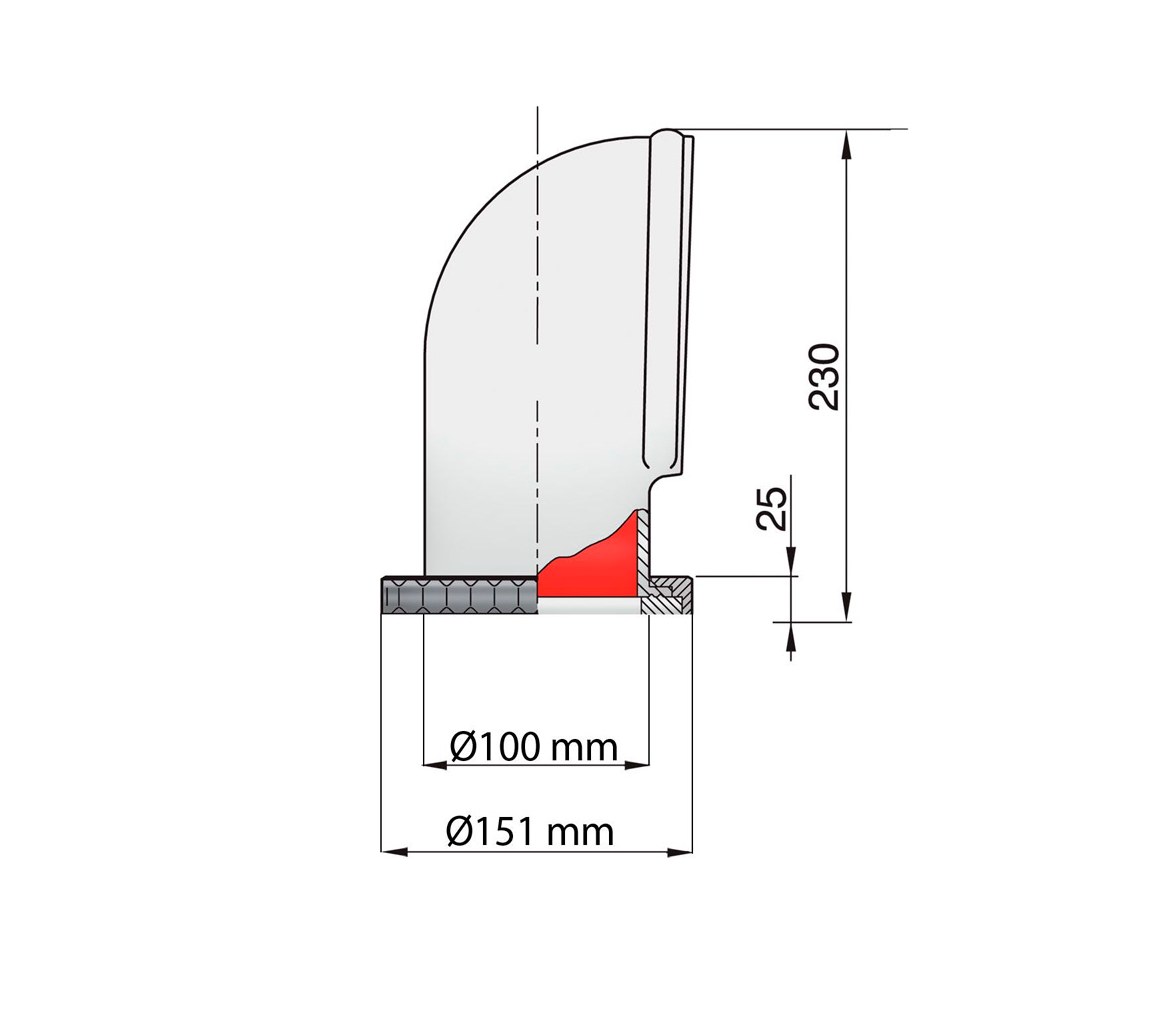 Vetus Toma de Aire Silicona