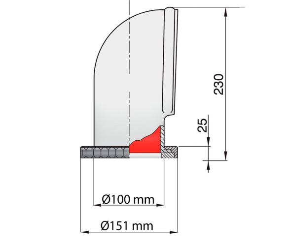 Vetus Toma de Aire Silicona