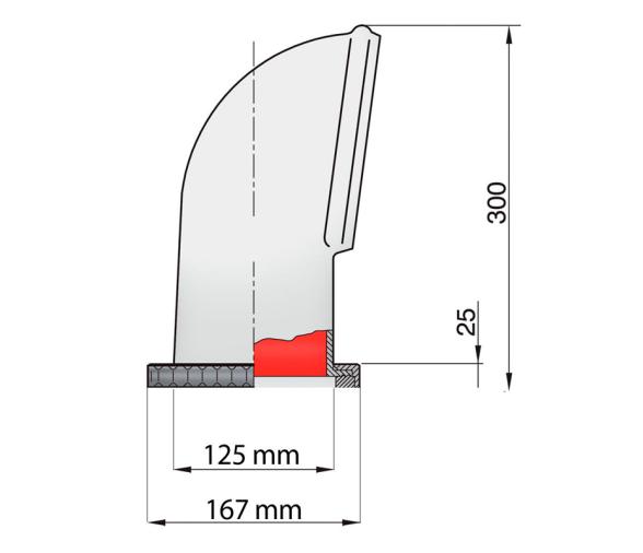 Vetus Toma de Aire Silicona