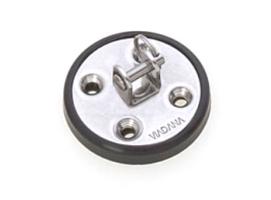 Viadana Platina Circular Giratoria Inox con Base