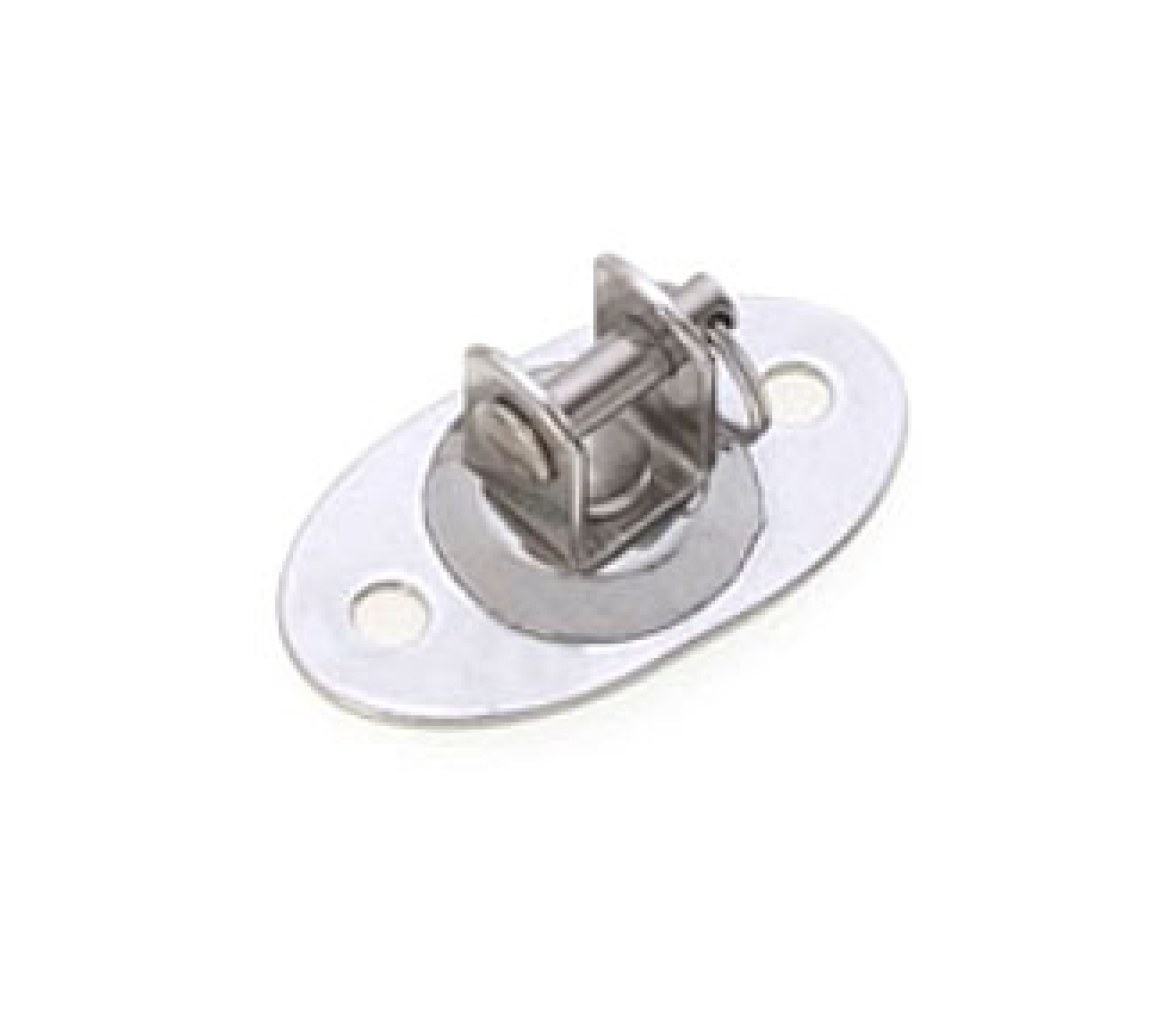 Viadana Platina Ovalada Giratoria Inox