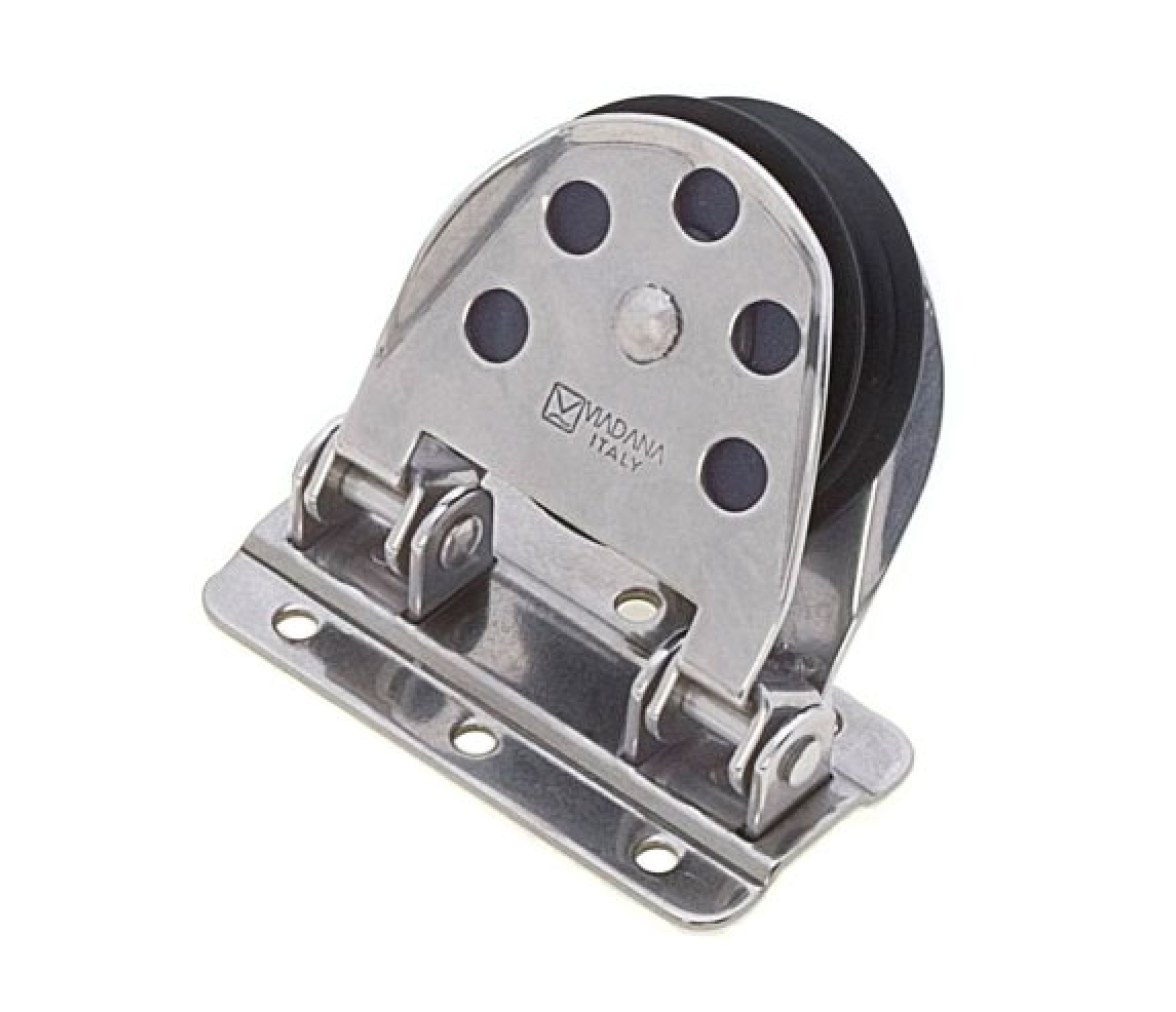 Viadana Polea Simple Basculante de Cable Metalico