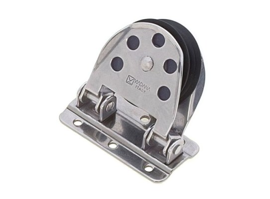 Viadana Polea Simple Basculante de Cable Metalico