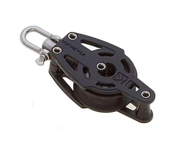 Viadana Polea Simple Composite Arraigo de Rodamientos 10mm