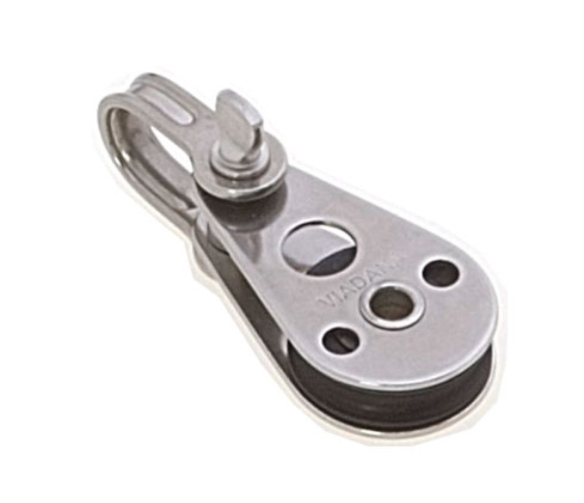 Viadana Polea Simple de Cable Metalico Roldana 25 mm