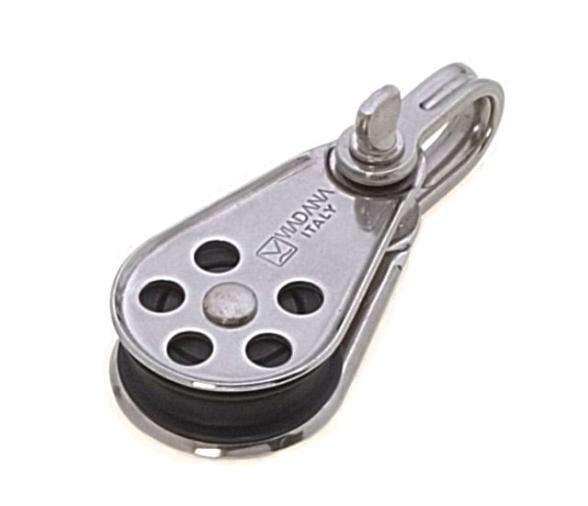 Viadana Polea Simple de Cable Metalico Roldana 34 mm