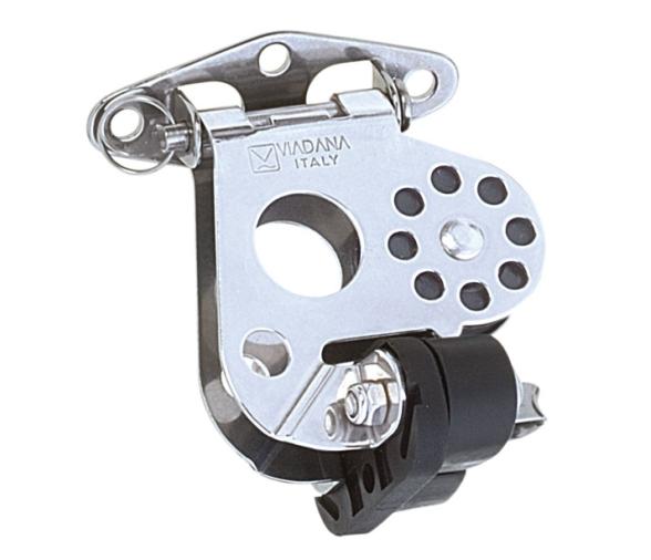 Viadana Polea Simple Giratoria con Mordaza de Rodamientos