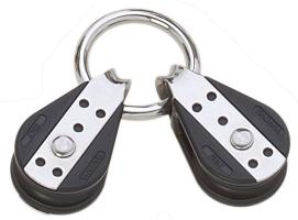 Viadana Poleas Simples Enlazadas por Anilla de 30 x 5 mm