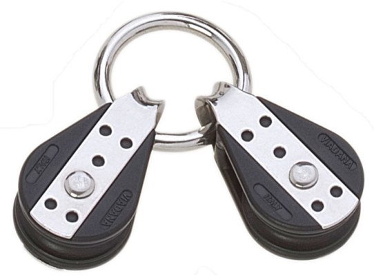 Viadana Poleas Simples Enlazadas por Anilla de 30 x 5 mm