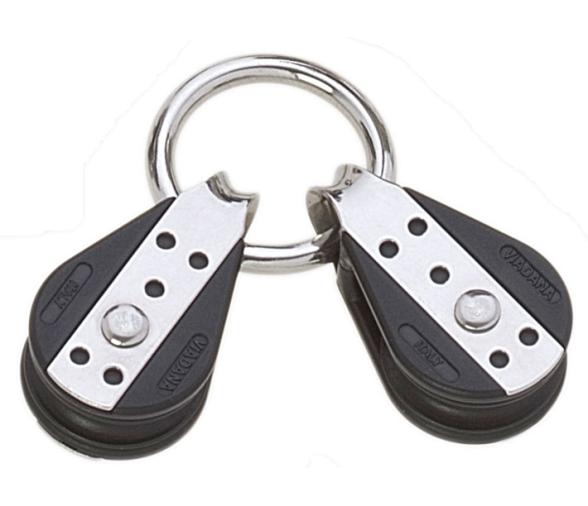 Viadana Poleas Simples Enlazadas por Anilla de 30 x 5 mm