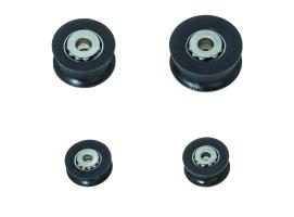 Viadana Roldanas Negras con Rodamientos de Acero Inox